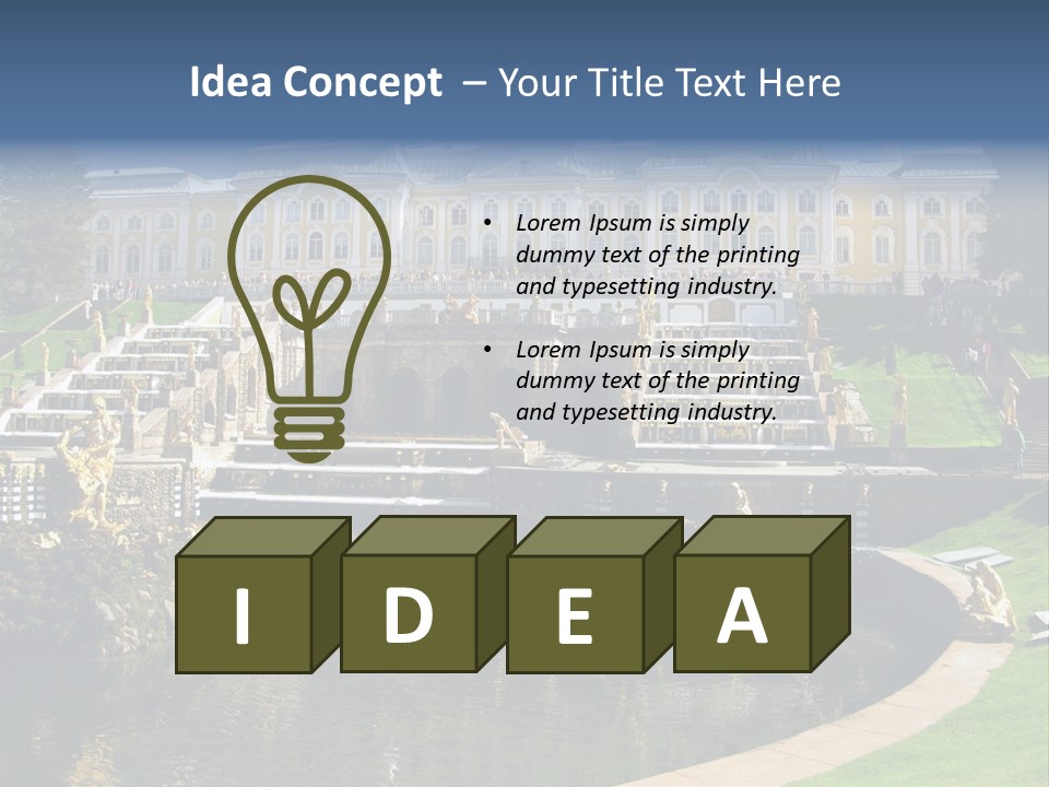 St Petersburg Russia PowerPoint Template