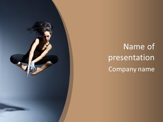 Difficult Female Fly PowerPoint Template