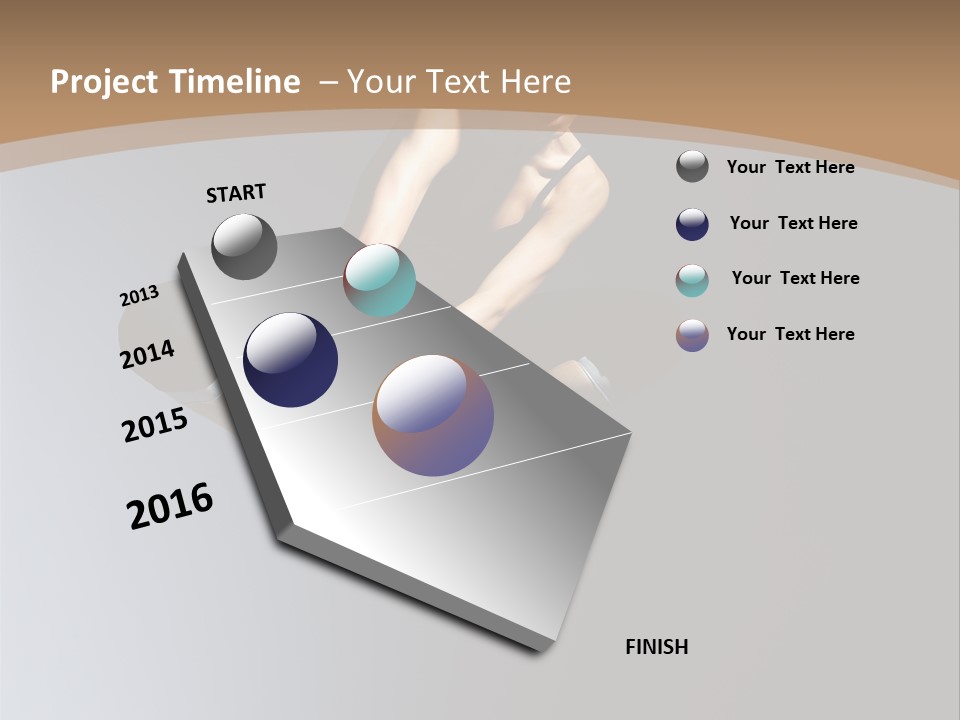 Difficult Female Fly PowerPoint Template
