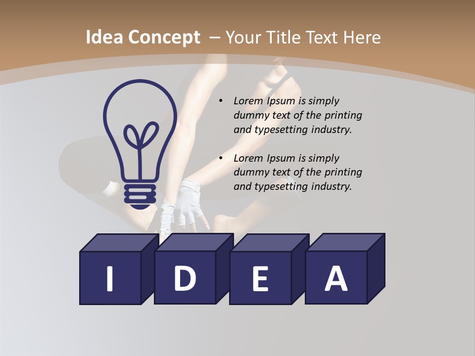 Difficult Female Fly PowerPoint Template