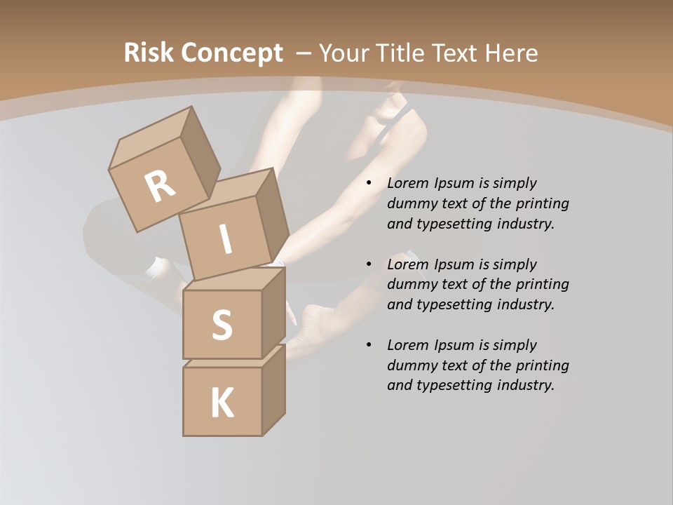 Difficult Female Fly PowerPoint Template