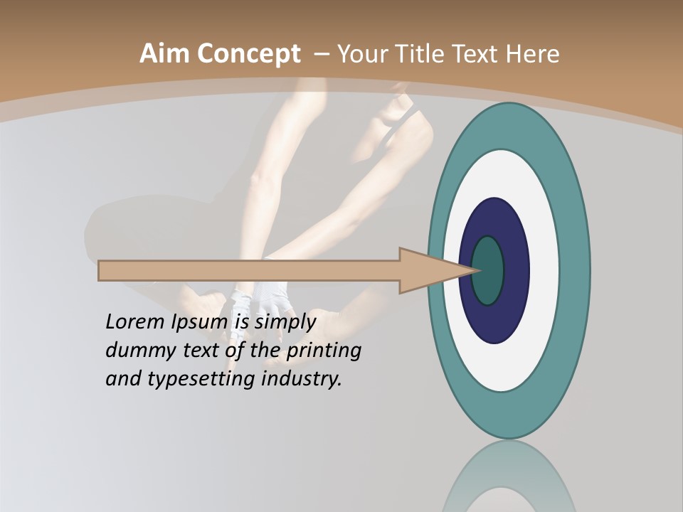 Difficult Female Fly PowerPoint Template