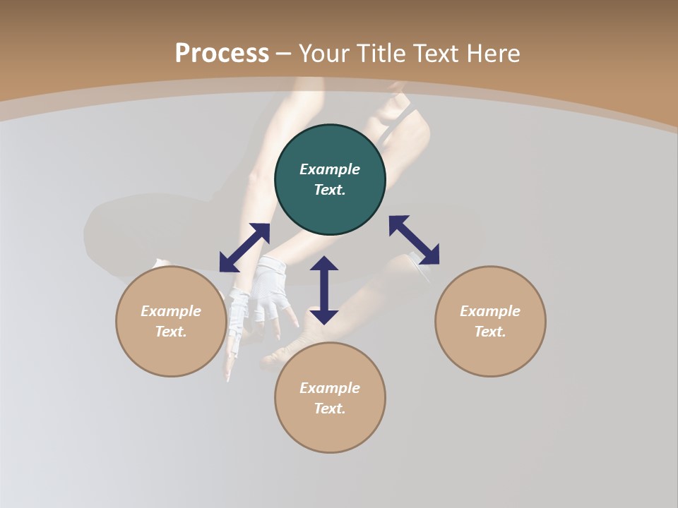 Difficult Female Fly PowerPoint Template