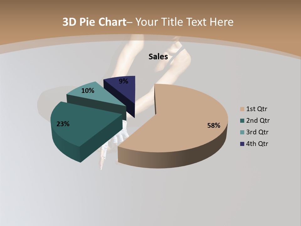 Difficult Female Fly PowerPoint Template