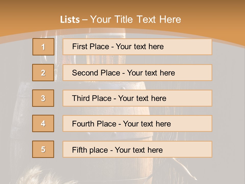 Beer Glass PowerPoint Template