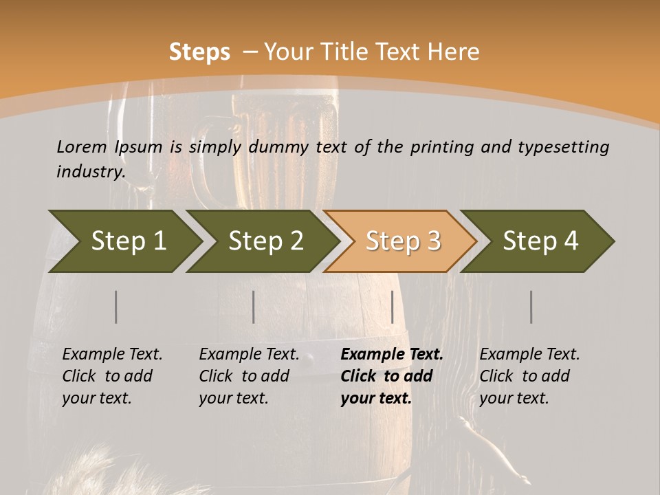 Beer Glass PowerPoint Template