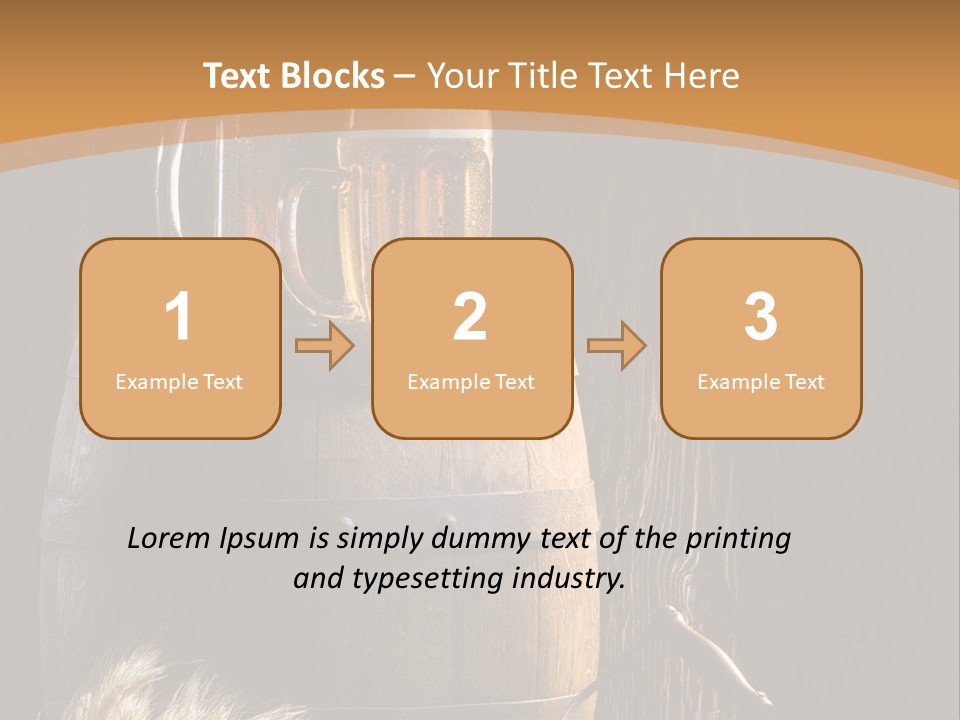 Beer Glass PowerPoint Template