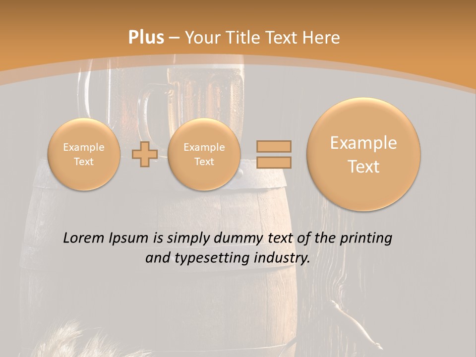 Beer Glass PowerPoint Template