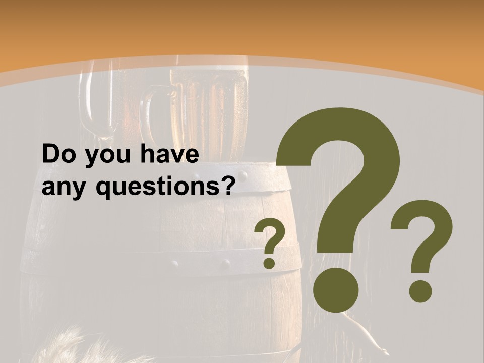 Beer Glass PowerPoint Template