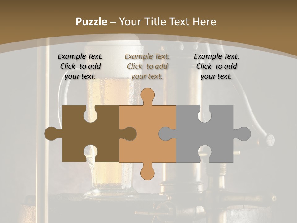 Beer Spigot PowerPoint Template