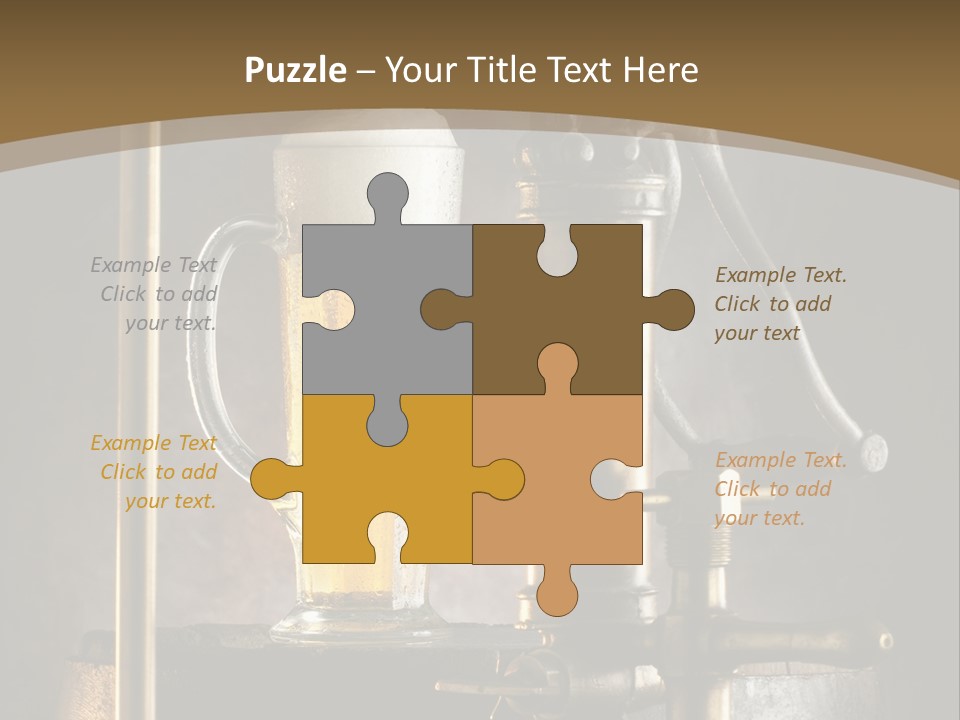Beer Spigot PowerPoint Template