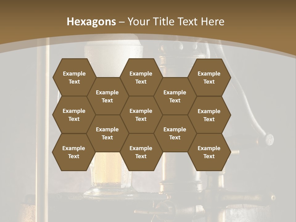 Beer Spigot PowerPoint Template