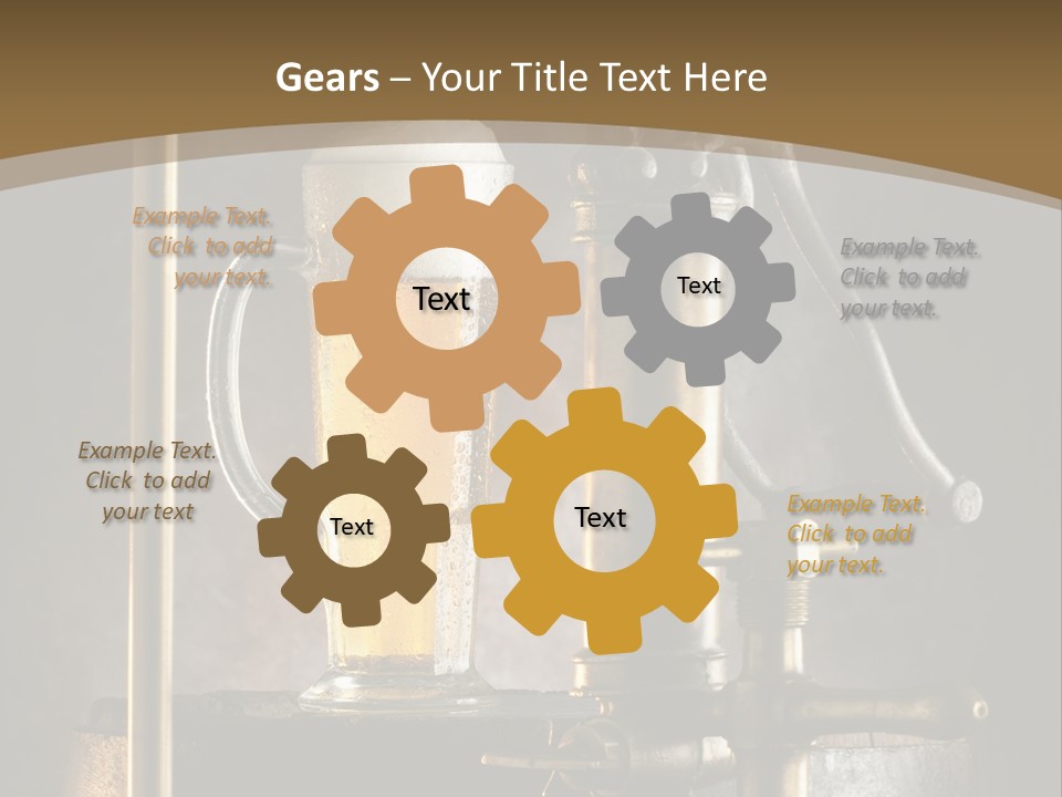 Beer Spigot PowerPoint Template