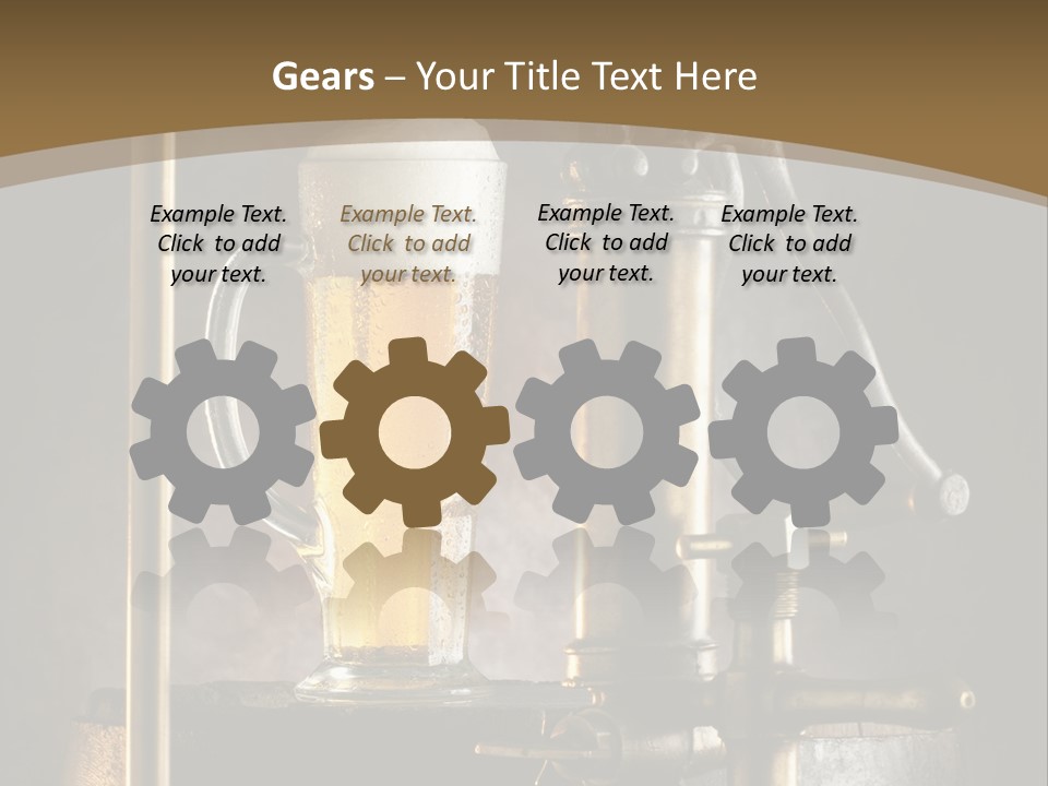 Beer Spigot PowerPoint Template