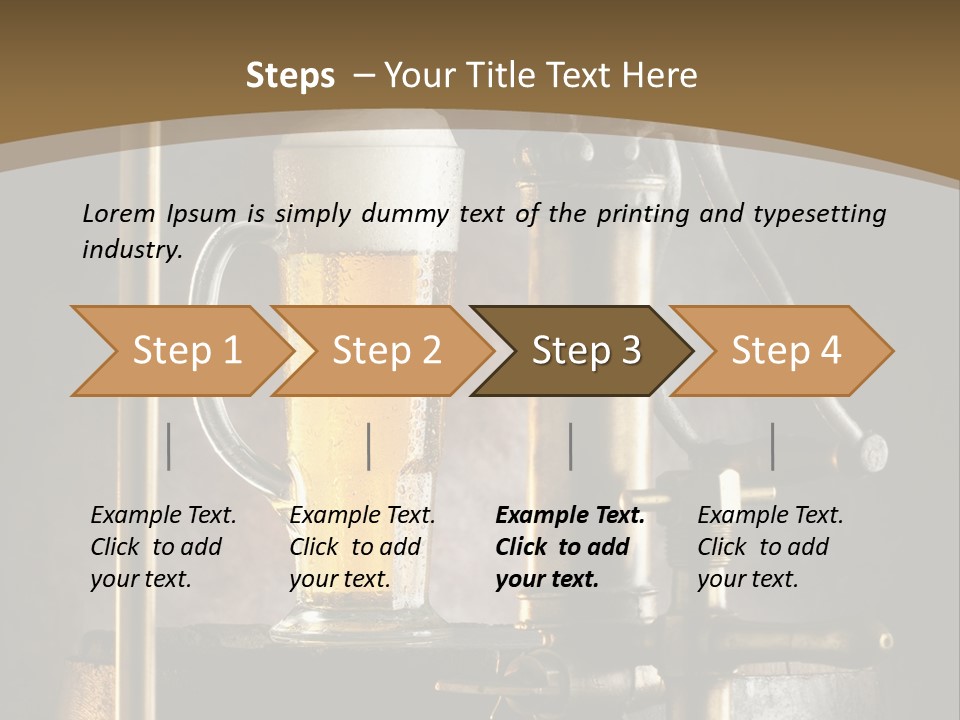 Beer Spigot PowerPoint Template