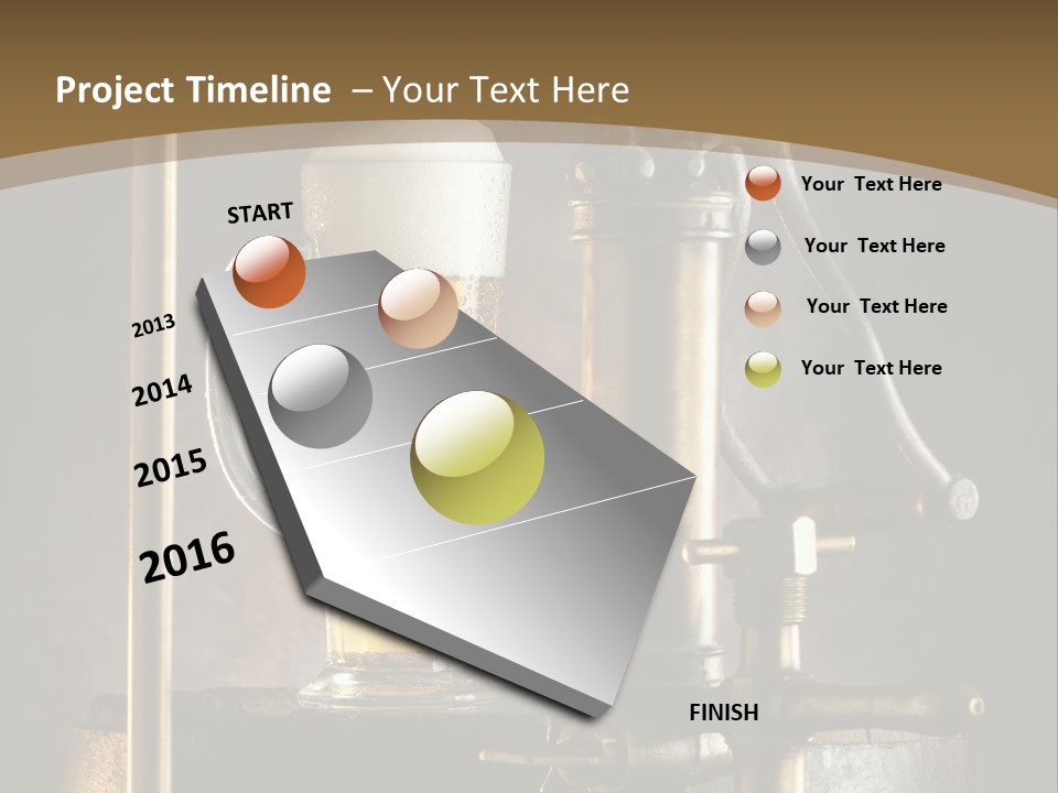 Beer Spigot PowerPoint Template