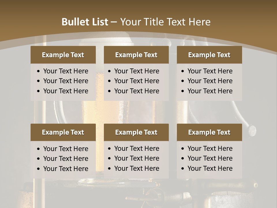 Beer Spigot PowerPoint Template
