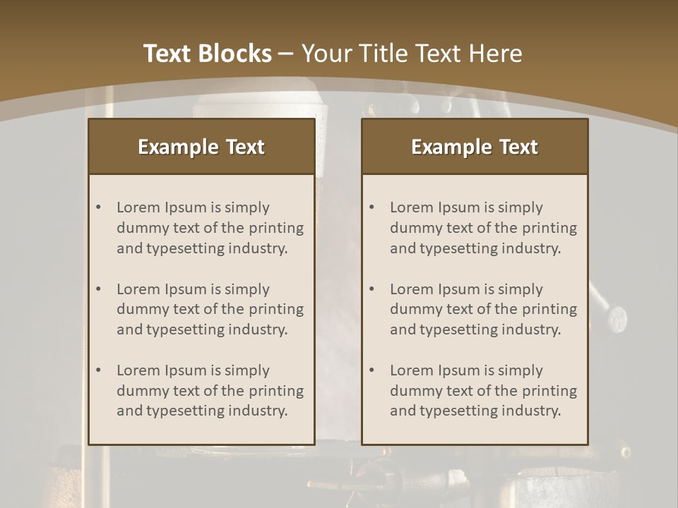 Beer Spigot PowerPoint Template