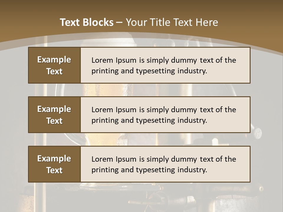 Beer Spigot PowerPoint Template