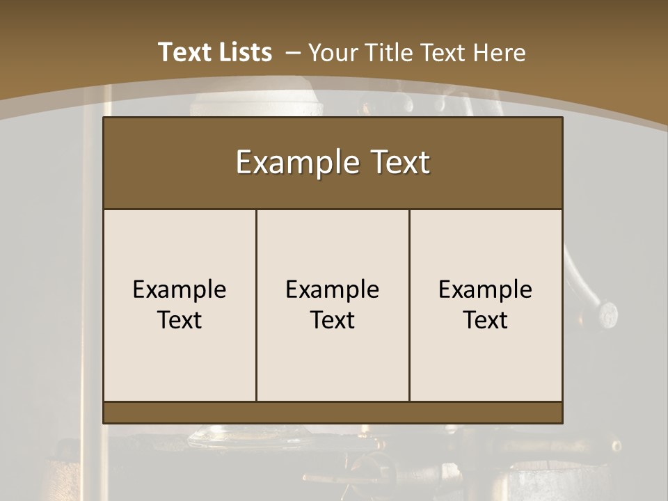Beer Spigot PowerPoint Template