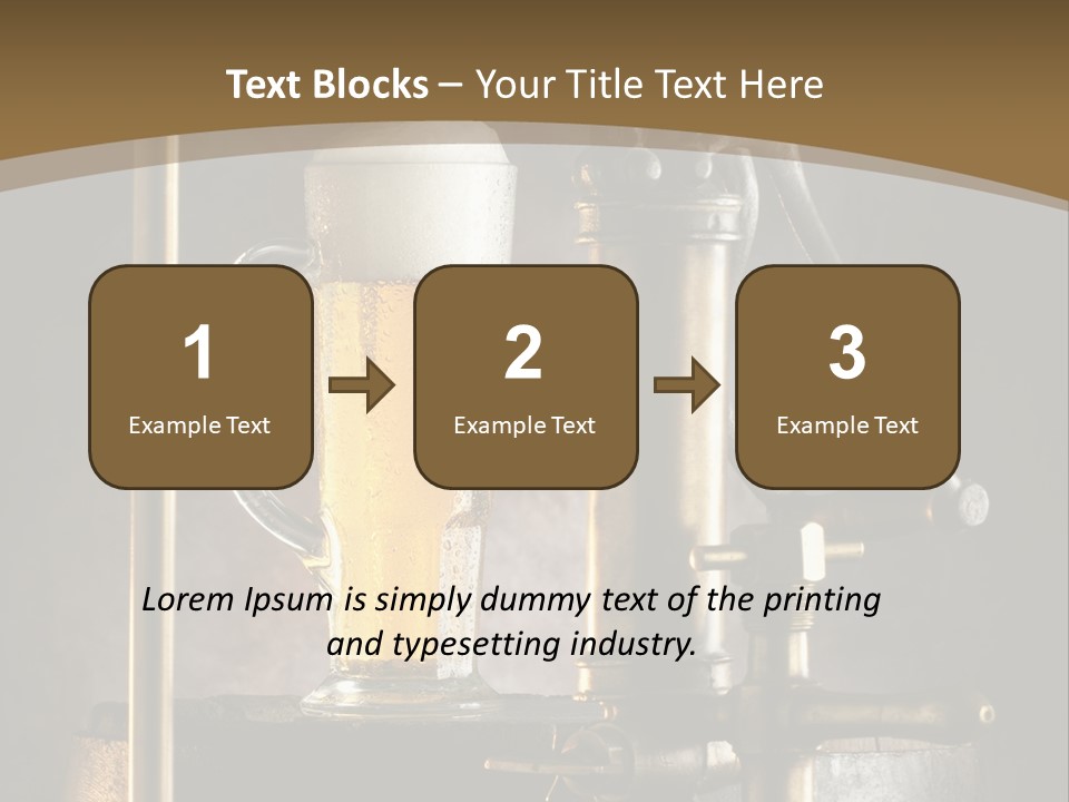 Beer Spigot PowerPoint Template