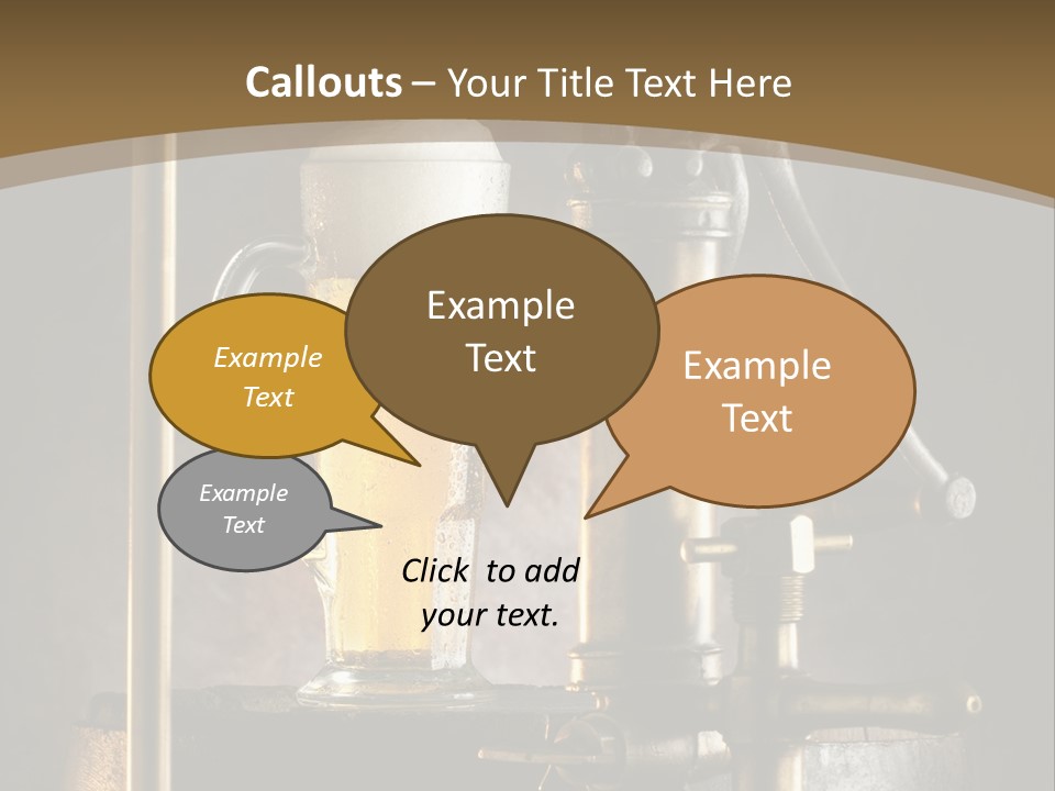 Beer Spigot PowerPoint Template