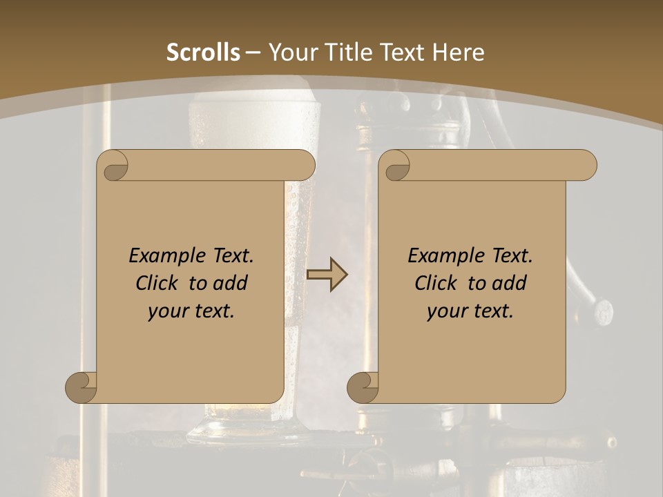 Beer Spigot PowerPoint Template