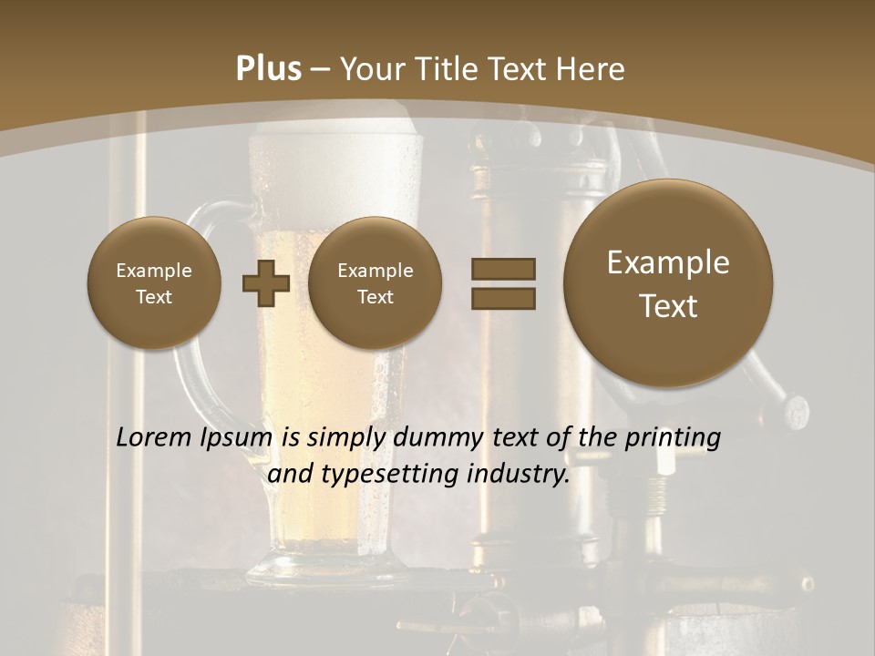 Beer Spigot PowerPoint Template