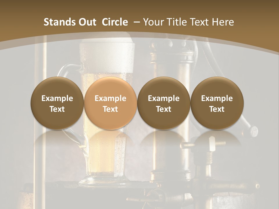 Beer Spigot PowerPoint Template