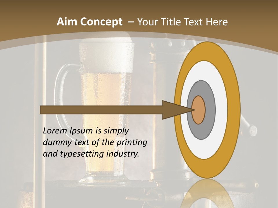 Beer Spigot PowerPoint Template