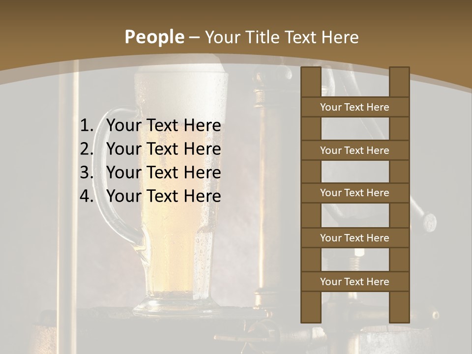 Beer Spigot PowerPoint Template