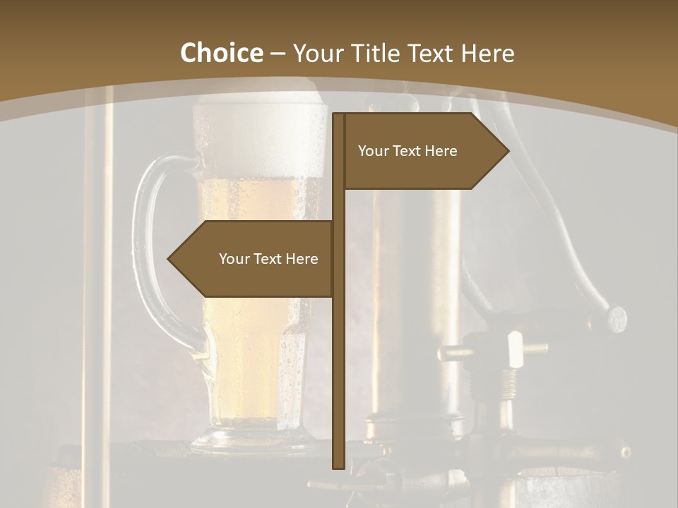 Beer Spigot PowerPoint Template