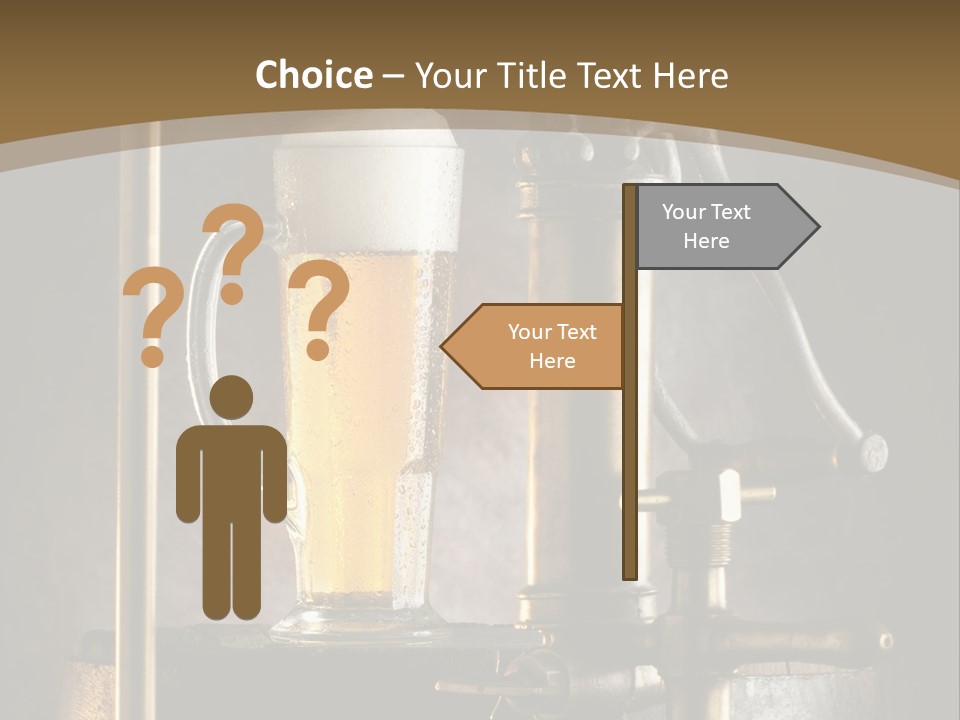 Beer Spigot PowerPoint Template