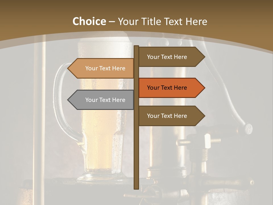 Beer Spigot PowerPoint Template