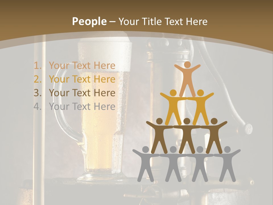 Beer Spigot PowerPoint Template
