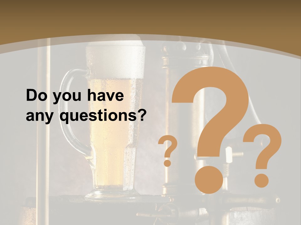 Beer Spigot PowerPoint Template