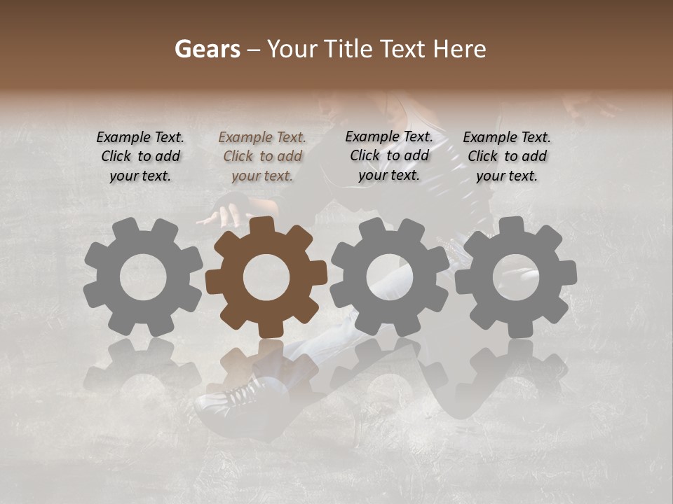 Hdr Black And White PowerPoint Template