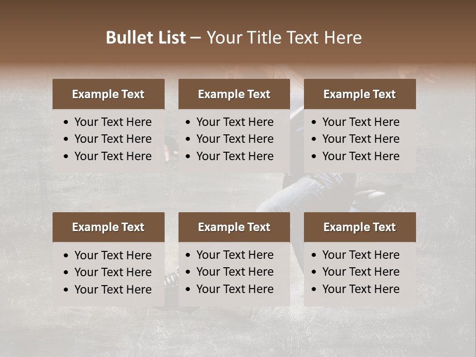 Hdr Black And White PowerPoint Template