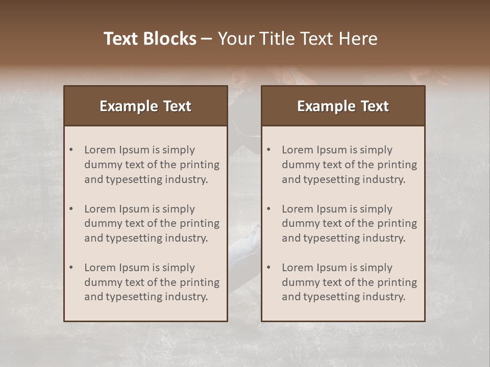 Hdr Black And White PowerPoint Template
