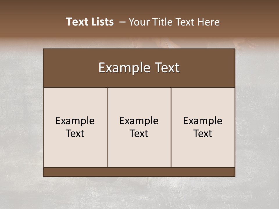 Hdr Black And White PowerPoint Template