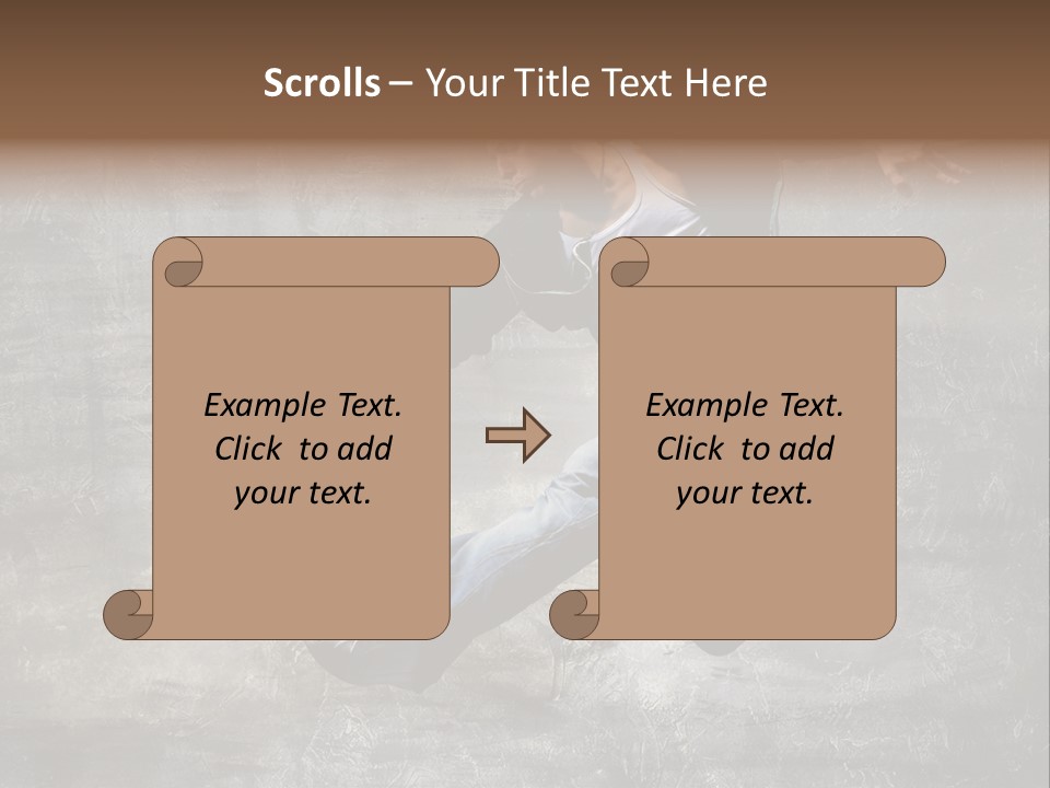 Hdr Black And White PowerPoint Template
