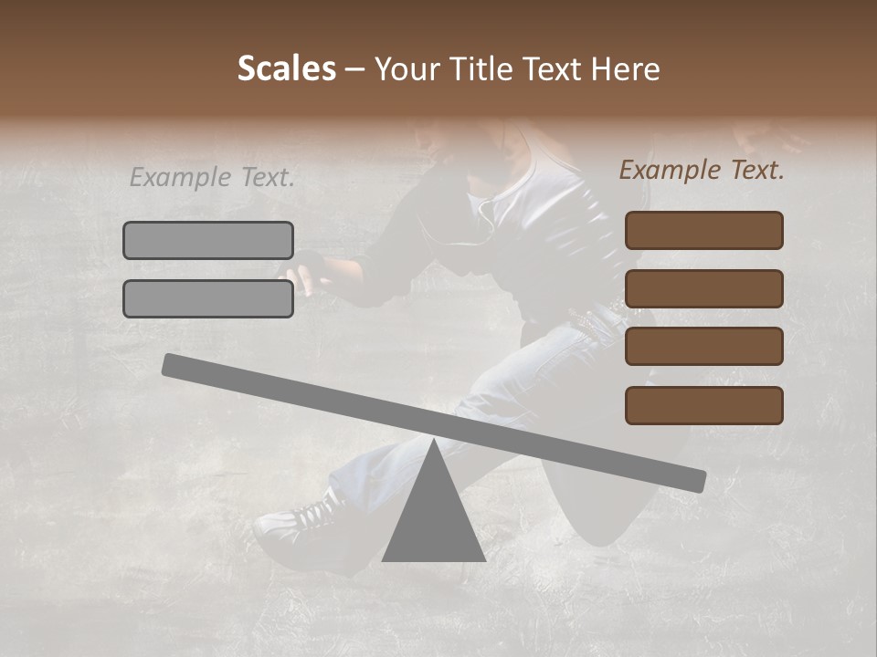 Hdr Black And White PowerPoint Template