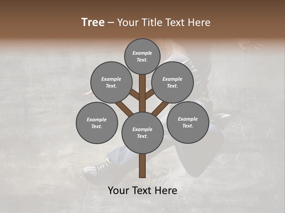 Hdr Black And White PowerPoint Template