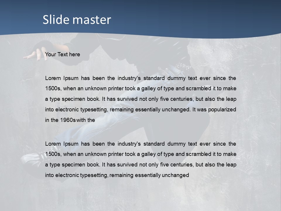 Hdr Black And White PowerPoint Template