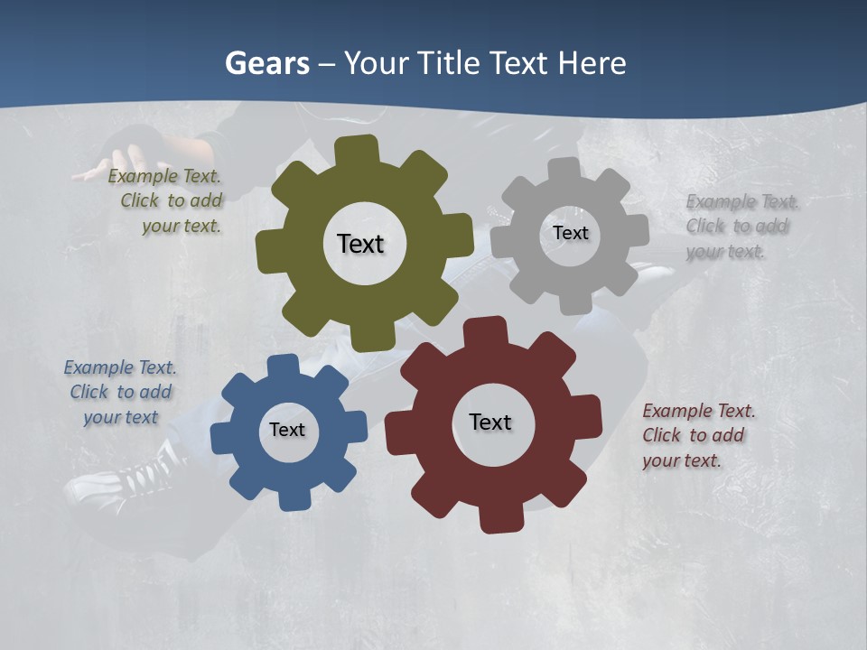 Hdr Black And White PowerPoint Template