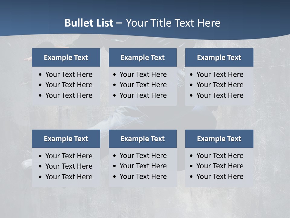 Hdr Black And White PowerPoint Template