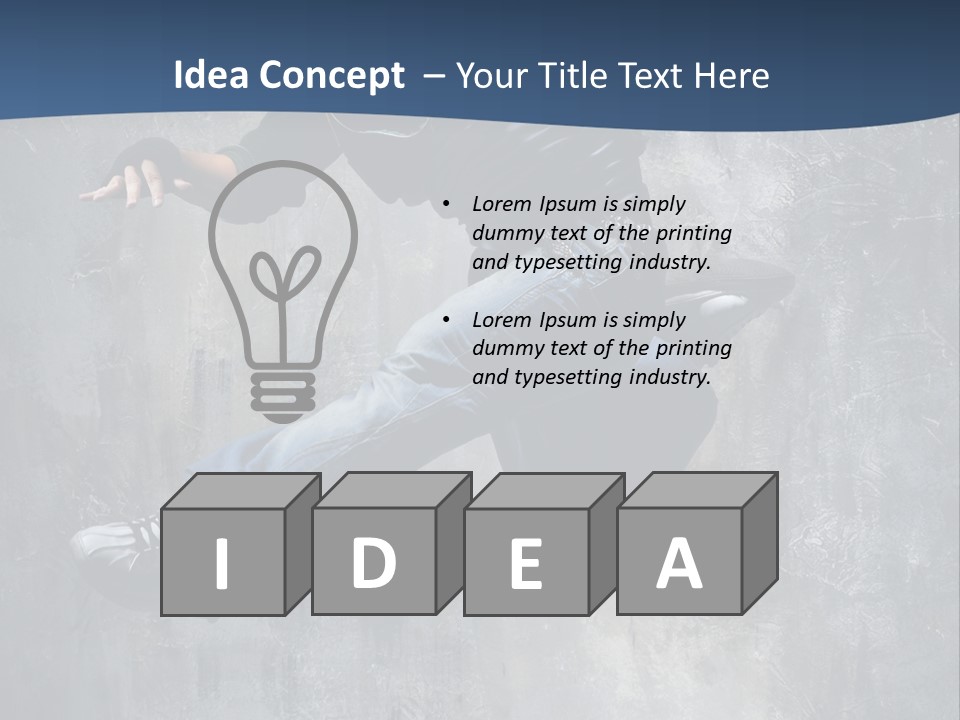 Hdr Black And White PowerPoint Template