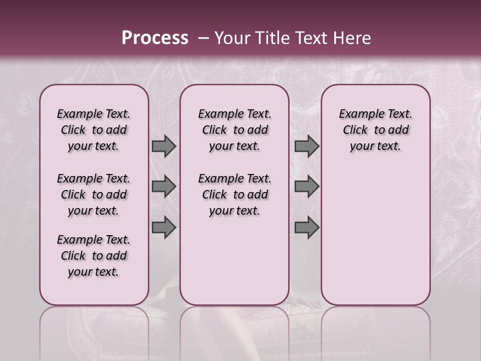 Beautiful Woman Sitting PowerPoint Template