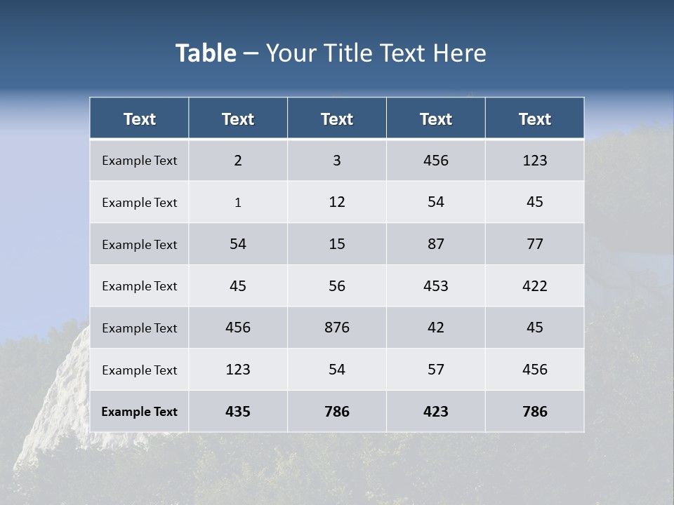 Chalk Rock PowerPoint Template