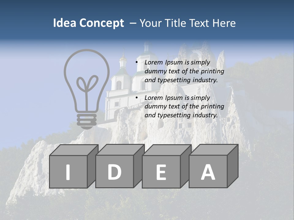 Chalk Rock PowerPoint Template